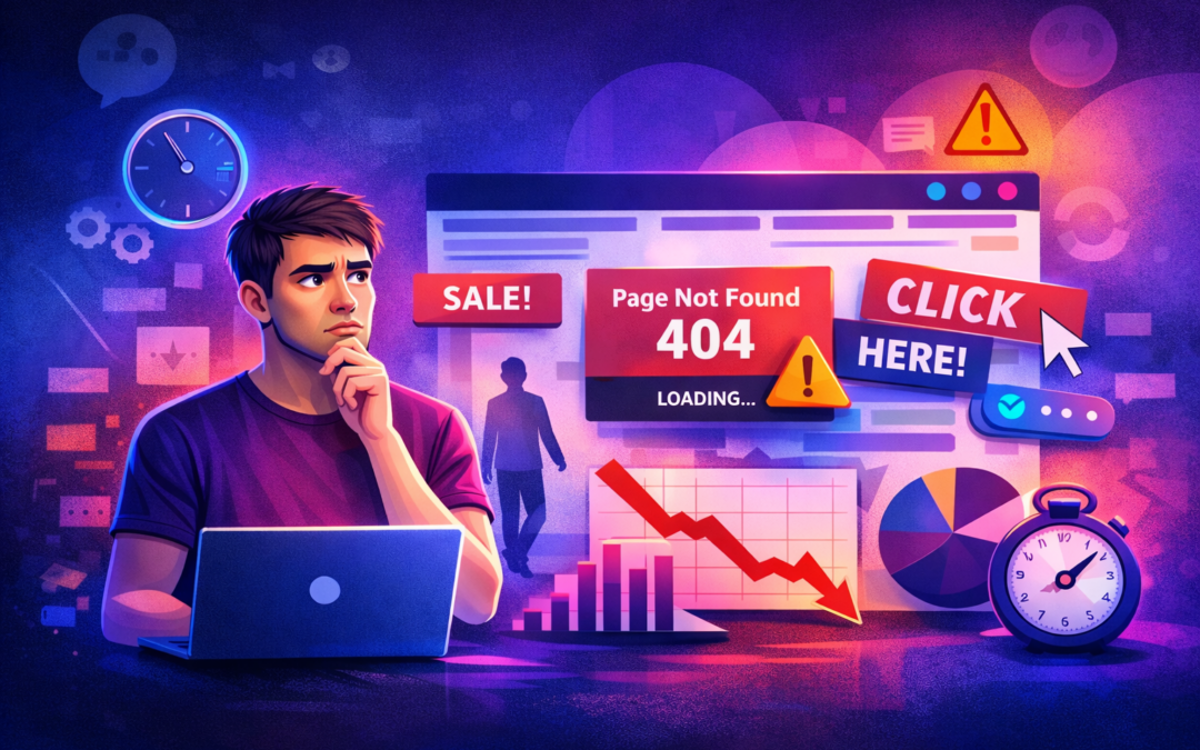 Miért hagyják el a látogatók a weboldalt? – UX statisztikák